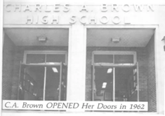 image showing the front of Charles A. Brown High School